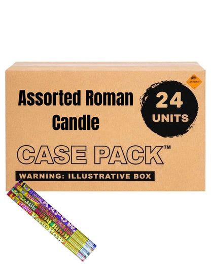 Assorted Roman Candle (4-Pack)