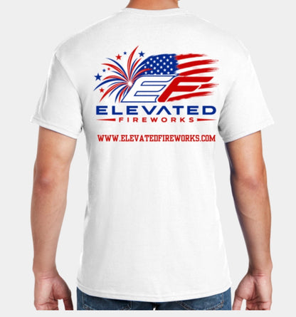 Elevated Fireworks™ T-Shirt (White)