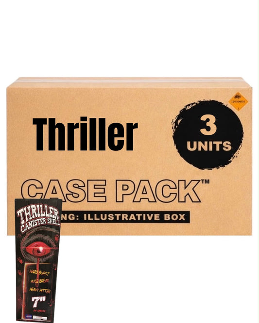 Thriller 24 proyectiles de cartucho de 7 pulgadas