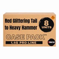 Red Glittering Tail to Heavy Hammer (7sec) 25-Shot Pro-Line Cake