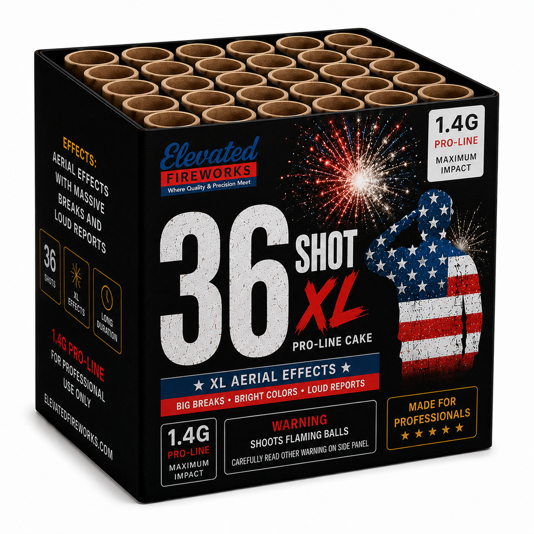 Salute to Service™ 36-Shot XL Pro-Line Cake