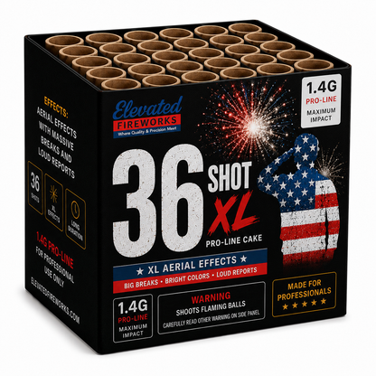 Salute to Service™ 36-Shot XL Pro-Line Cake