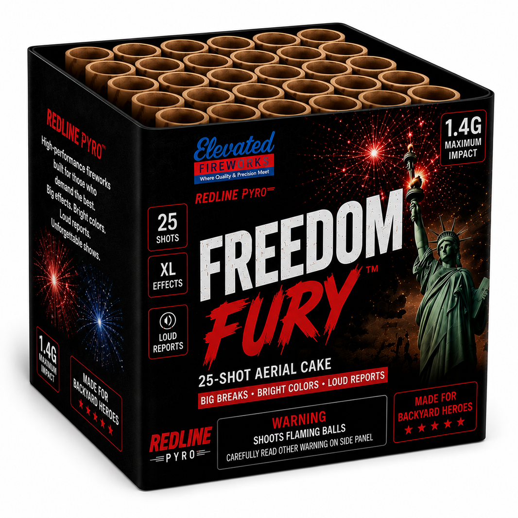 Freedom Fury™ 25-Shot XL Aerial Cake