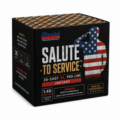 Salute to Service™ 36-Shot XL Pro-Line Cake (Instant)