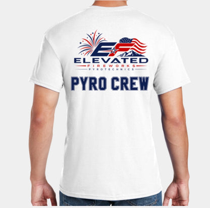 Elevated Fireworks™ Pyro Crew T-Shirt (White)