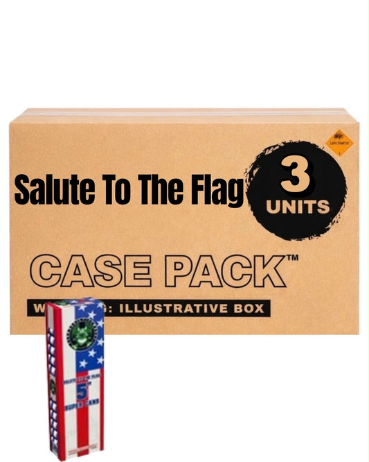 Salute To The Flag 24-Shot 5 in. Canister Shell Kit