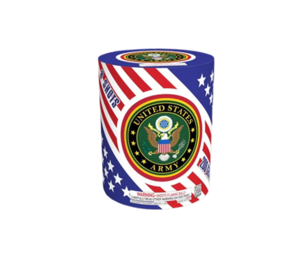 United States Army 8-Shot Standard Aerial Cake