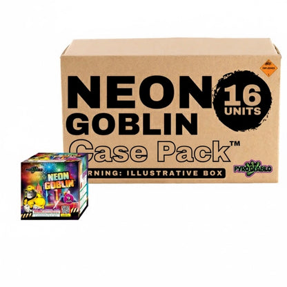 Neon Goblin 9-Shot Standard Aerial Cake | Case Pack™ 16/1