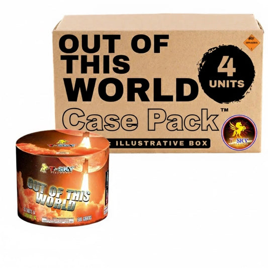 Out Of This World 27-Shot XL Girandola Aerial Cake