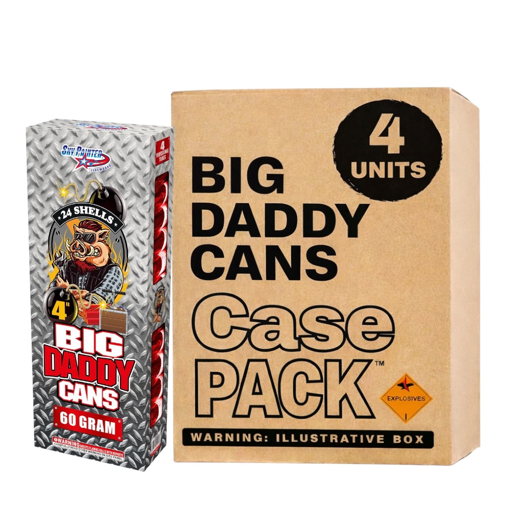 Big Daddy Cans 24-Shot 4 in. Canister Shells