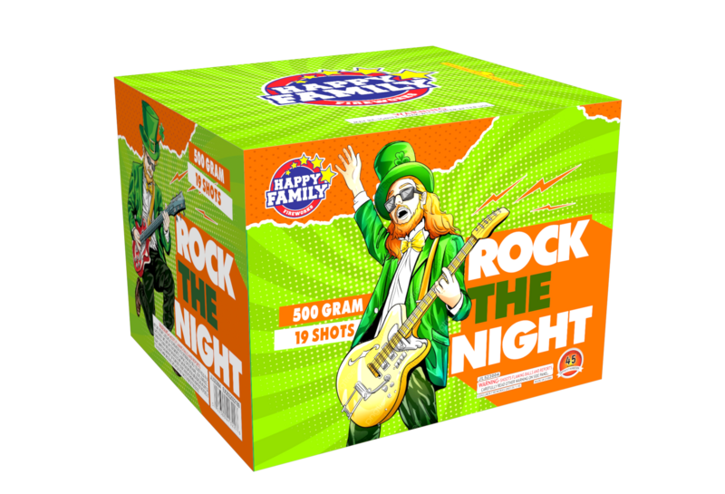 Rock The Night Tarta Aérea XL de 19 Disparos