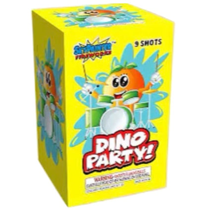 Tarta aérea Dino Party de 9 disparos estándar