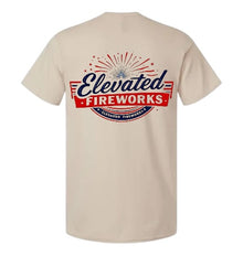 Elevated Fireworks™ Tan T-Shirt