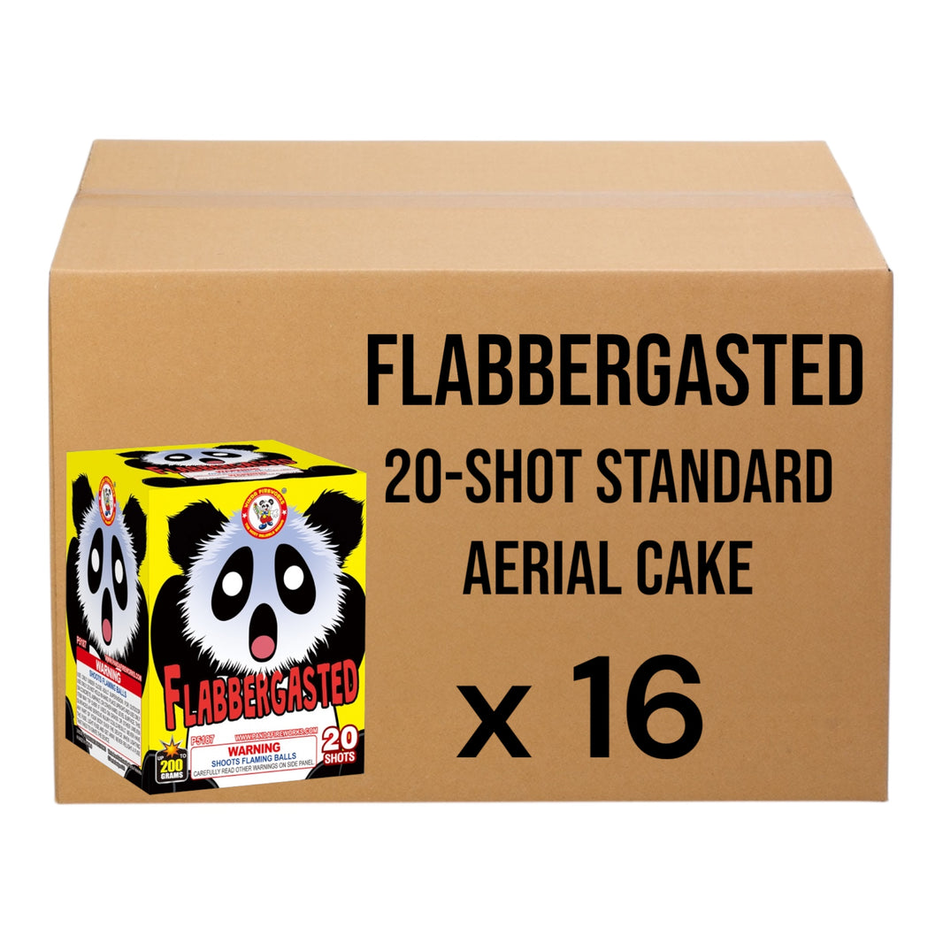 Flabbergasted 20-Shot Standard Aerial Cake | Case 16/1