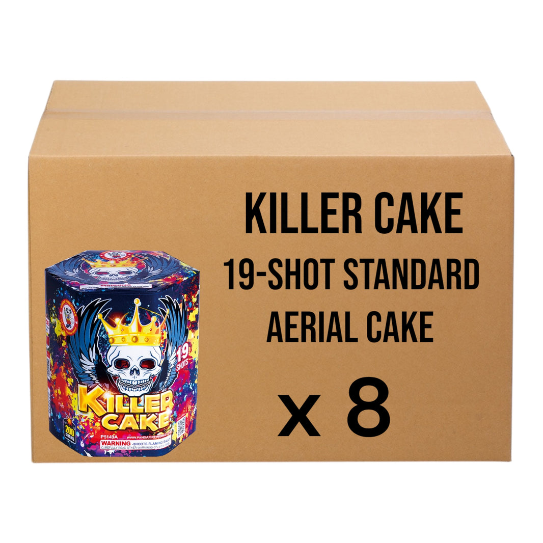 Killer Cake 19-Shot Standard Aerial Cake | Case 8/1