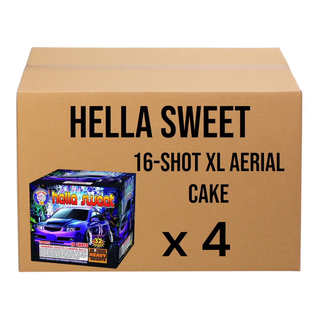 Hella Sweet 16-Shot XL Aerial Cake | Case 4/1