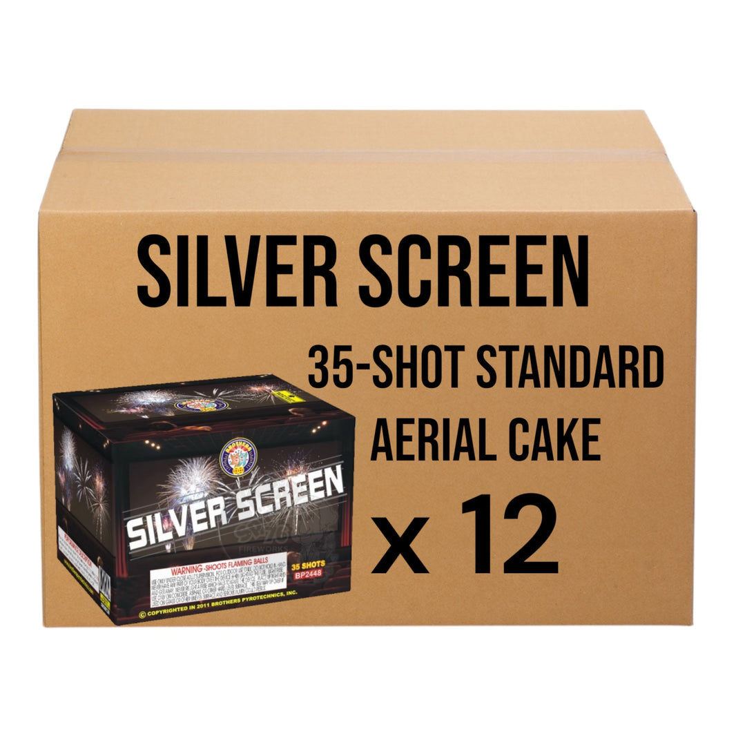 Silver Screen 35-Shot Standard Aerial Cake | Case 12/1