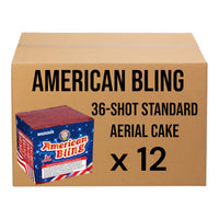American Bling 36-Shot Standard Aerial Cake | Case 12/1