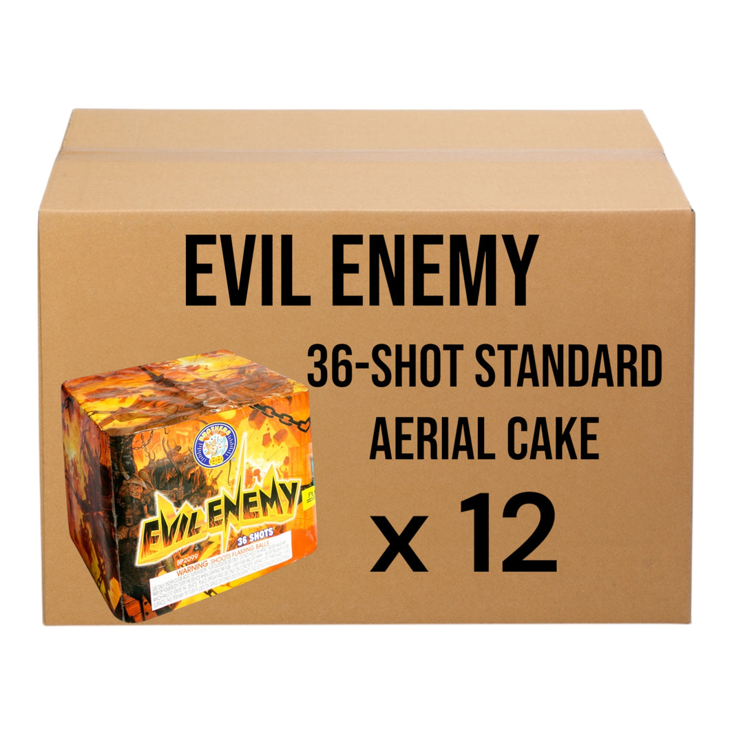 Evil Enemy 36-Shot Standard Aerial Cake | Case 12/1