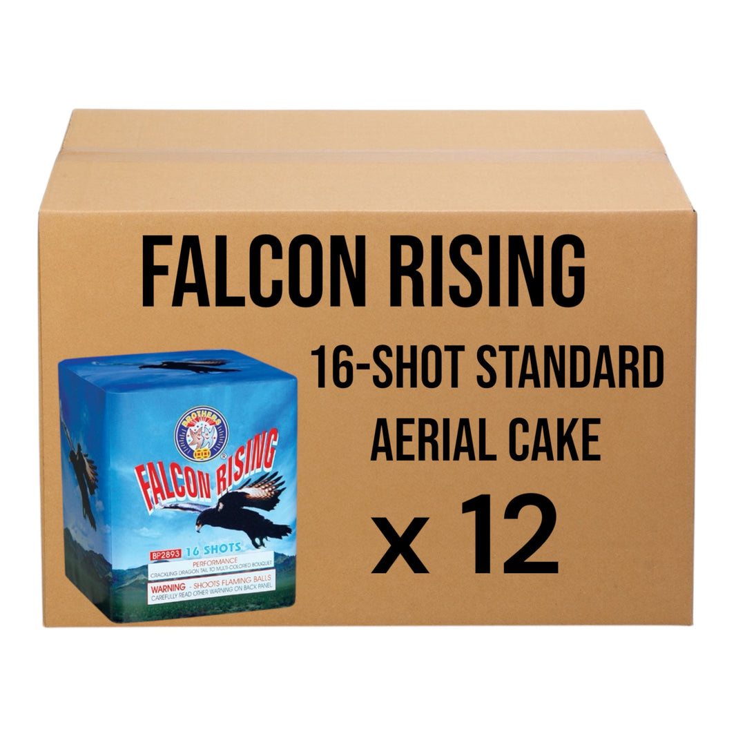 Falcon Rising 16-Shot Standard Aerial Cake | Case 12/1