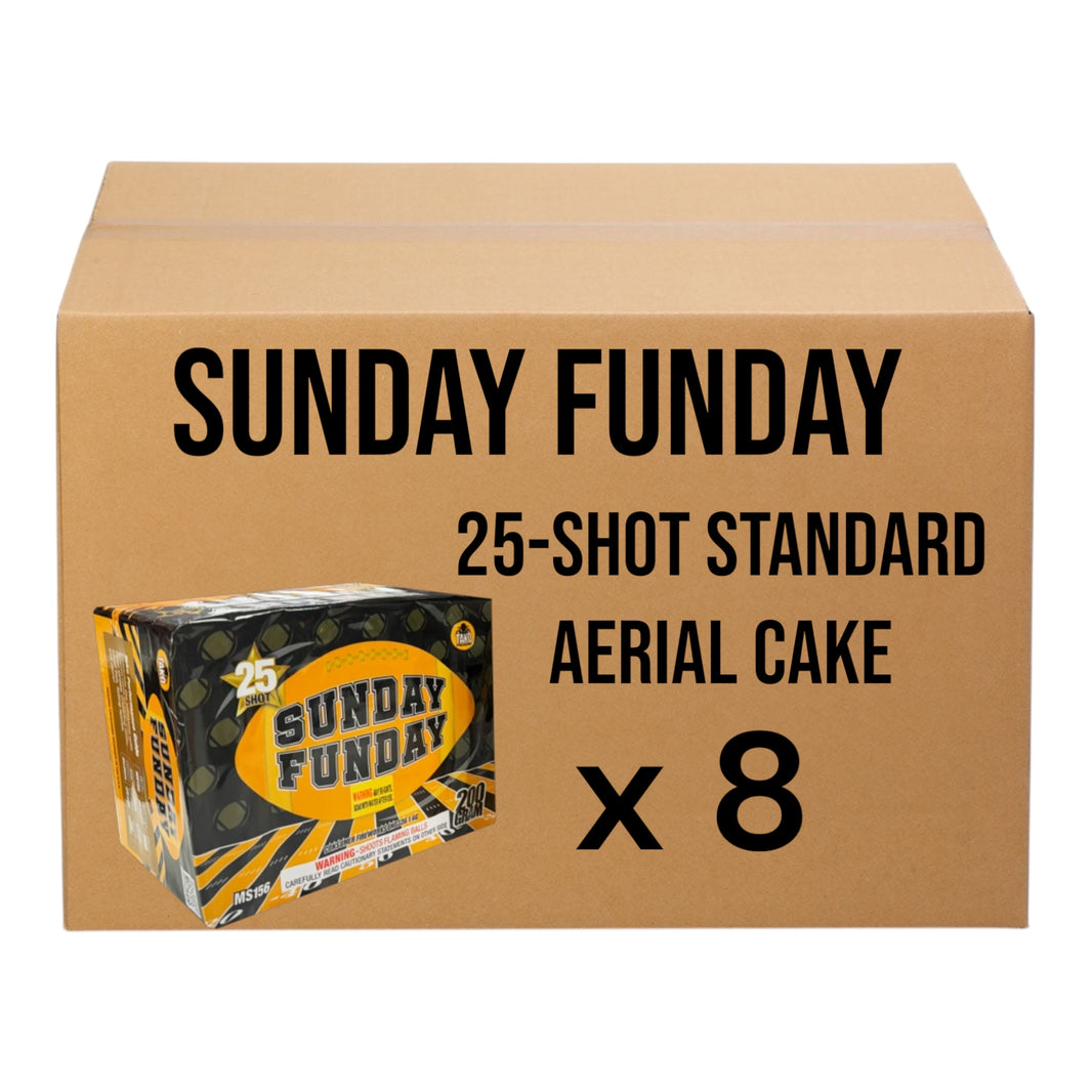 Sunday Funday 25-Shot Standard Aerial Cake | Case 8/1