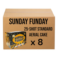 Sunday Funday 25-Shot Standard Aerial Cake | Case 8/1
