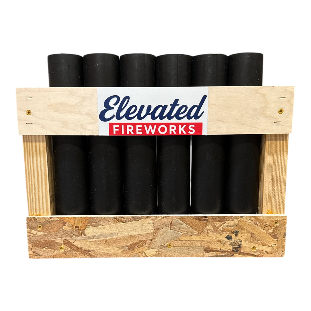 Elevated Fireworks 6-Shot HDPE Mortar Rack