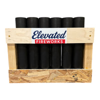 Elevated Fireworks 6-Shot HDPE Mortar Rack