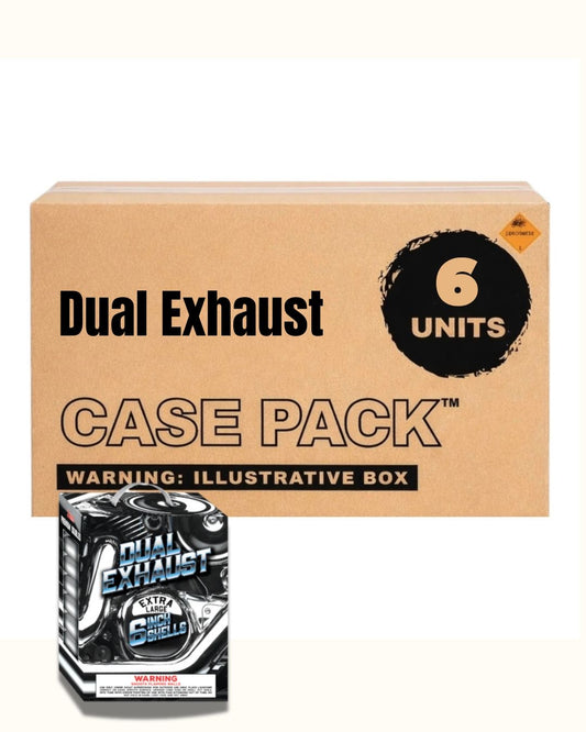Dual Exhaust 12-Shot 6 in. Canister Shell Kit
