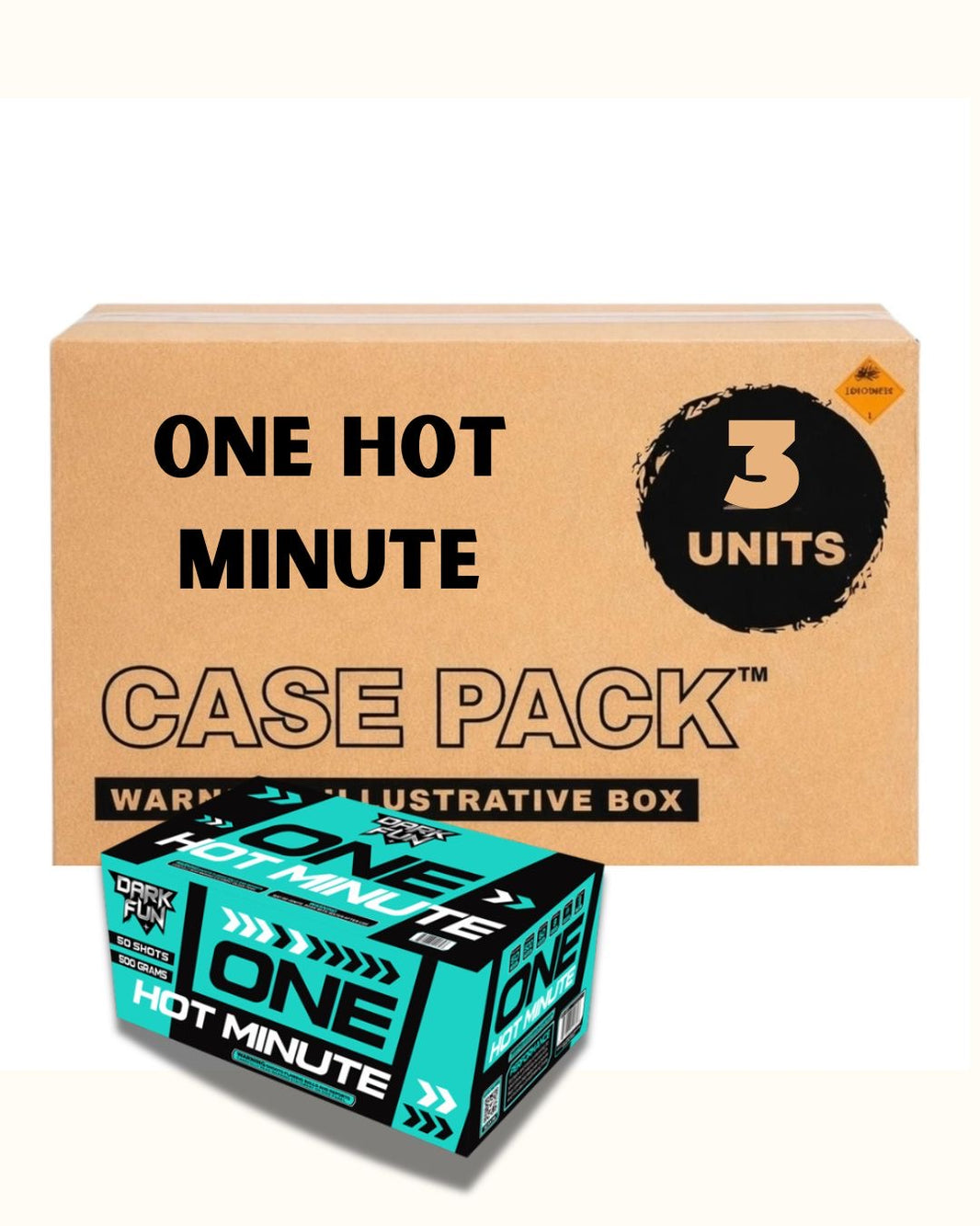 One Hot Minute 50-Shot XL Aerial Cake