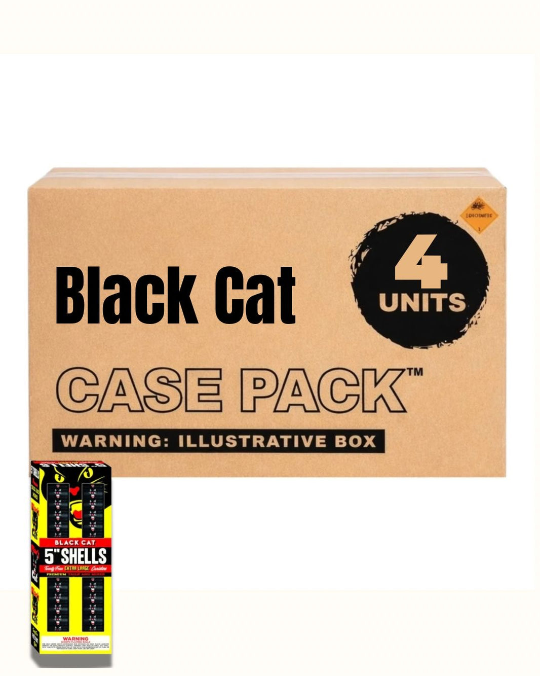 Black Cat 24-Shot 5 in. Canister Shell Kit