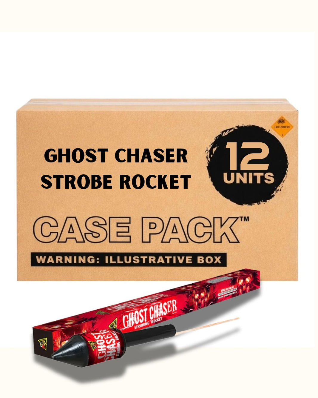 Ghost Chaser Strobe Rocket (2-Pack)