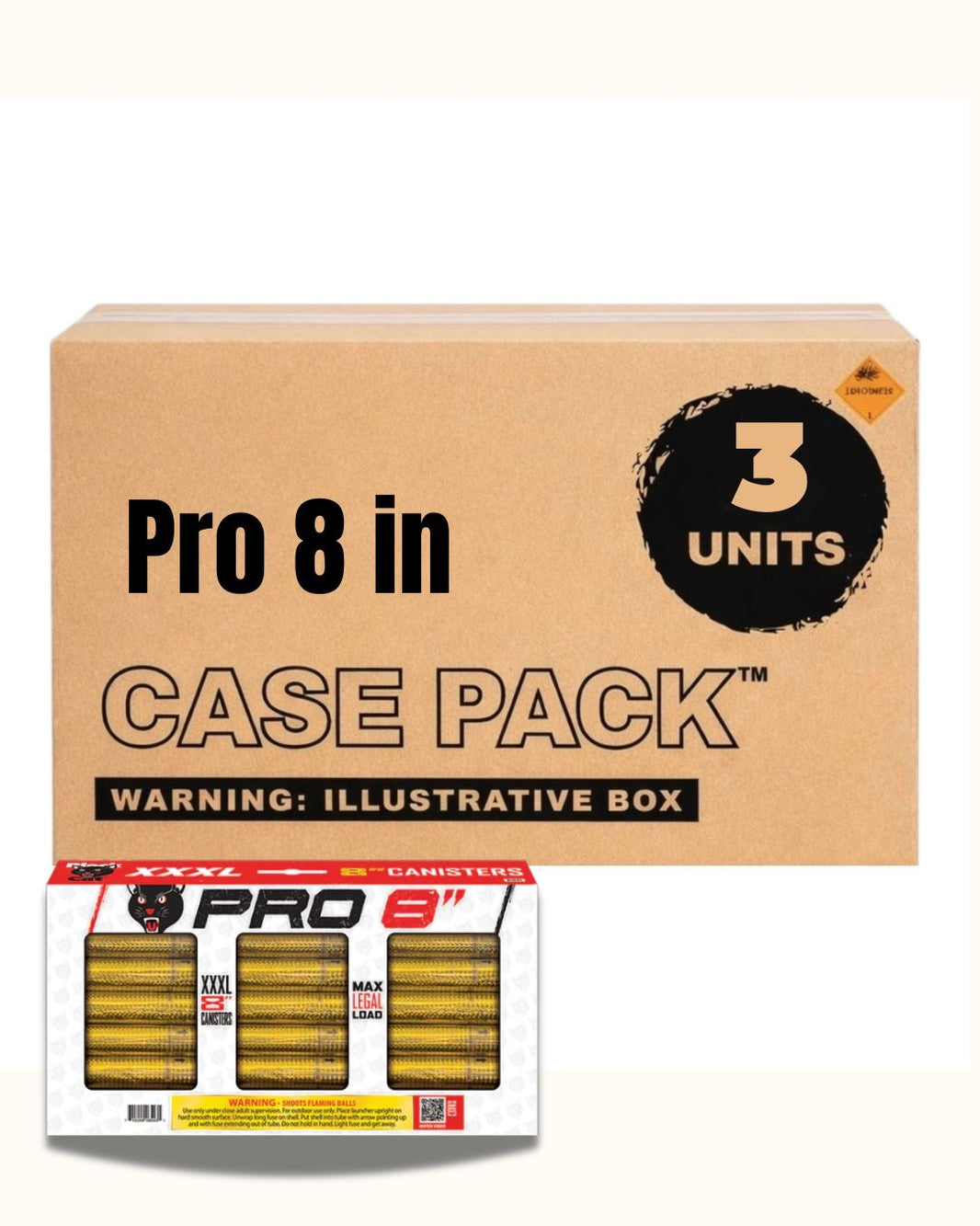 Pro 8 in. 24-Shot Artillery Shell Kit