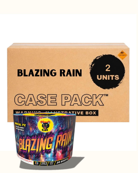 Blazing Rain 29-Shot XL Aerial Cake