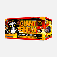 Pirotecnia aérea XL® de 70 disparos Giant Show