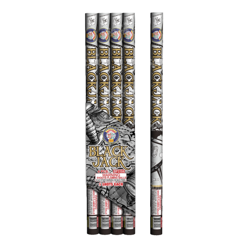 Blackjack 5-Shot Roman Candle (4-Pack)
