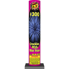 #300 Crackles With Blue Stars