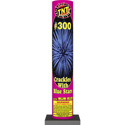 #300 Crepita con estrellas azules