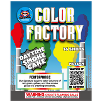 Color Factory (Daytime) 16-Shot Standard Aerial Cake