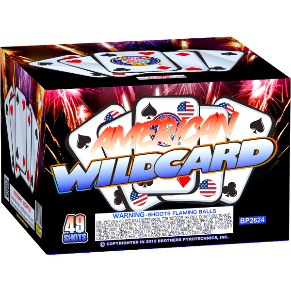 American Wildcard 49-Shot Standard Aerial Cake