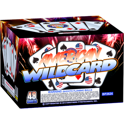 American Wildcard 49-Shot Standard Aerial Cake