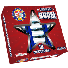 Land of the Boom 18-Shot 4 in. Canister Shells