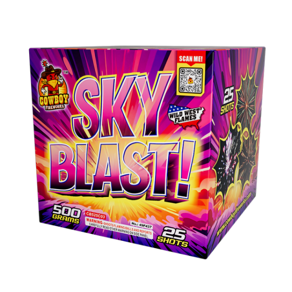 Sky Blast 25-Shot XL Aerial Cake