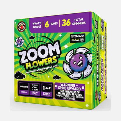 Zoom Flowers™ Aerial Spinners