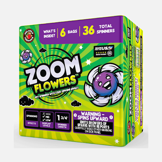 Zoom Flowers™ Aerial Spinners