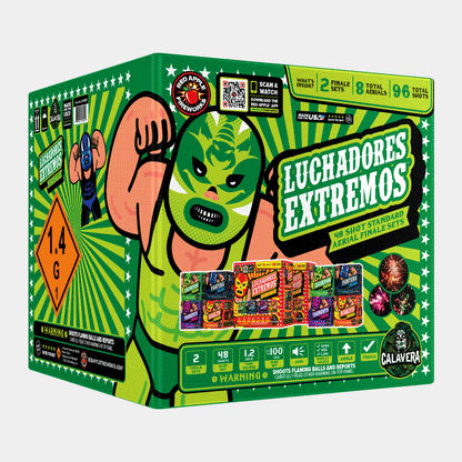 Luchadores Extremos 48-Shot Standard Aerial Finale Set