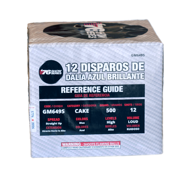 Blue Dahlia (30sec) 12-Shot XL Aerial Cake