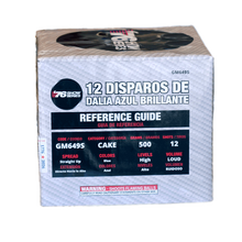 Blue Dahlia (30sec) 12-Shot XL Aerial Cake