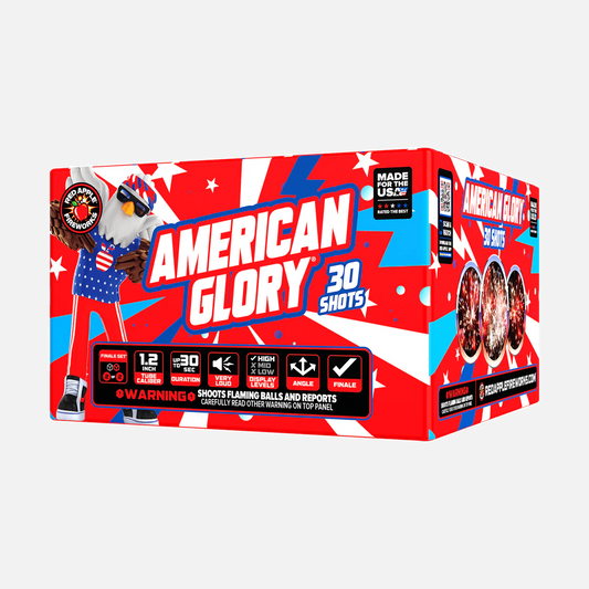 Set de pirotecnia American Glory® 60 disparos XL® Aerial Finale®