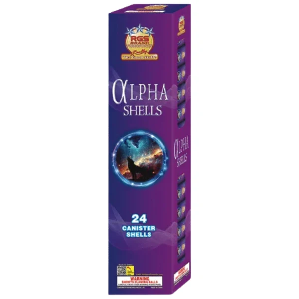 Alpha Shell Set Alpha 24-Shot 4 in. Canister Shells – Elevated Fireworks